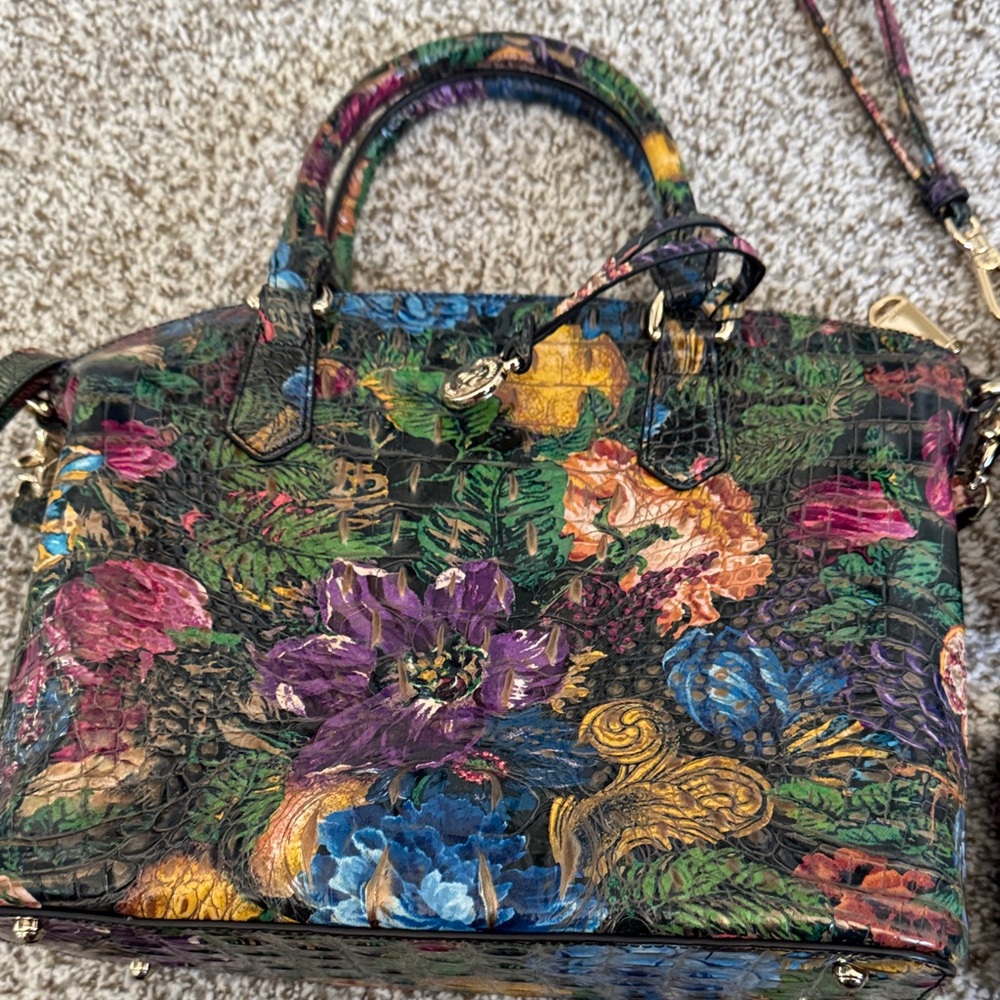 Brahmin Floral Satchel and Wallet Set - Multicolor - Picture 4 of 4